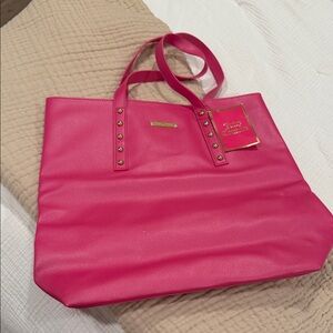 Juicy Couture Vibrant Pink Studded Tote